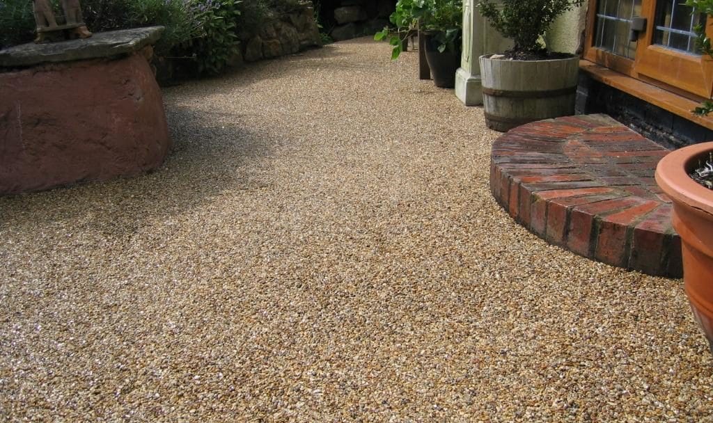 Resin paving