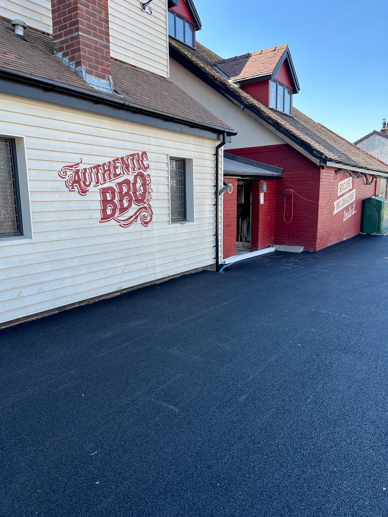 Commercial surfacing job at Preston